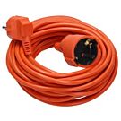 Verlengsnoer PVC oranje 3x1qmm 30m Verlengsnoer PVC oranje 3x1qmm 30m