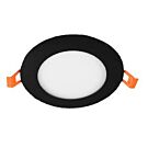LED panel downlight 9W 3000K incl. driver zwart LED panel downlight 9W 3000K incl. driver zwart
