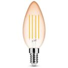 Modee LED kaars E14 4-33W 1800K filament amber Modee LED kaars E14 4-33W 1800K filament amber