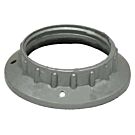 Fittingring E27 kunststof zilverkleurig inwendige schroefdraad 605605 Fittingring E27 kunststof zilverkleurig inwendige schroefdraad 605605
