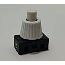 Drukschakelaar inbouw 2a 230v 011750 wit 1-polig m10 schroefaansluiting Drukschakelaar inbouw 2a 230v 011750 wit 1-polig m10 schroefaansluiting