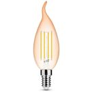 Modee LED Tipkaars E14 4-28W Amber Dimbaar Modee LED Tipkaars E14 4-28W Amber Dimbaar