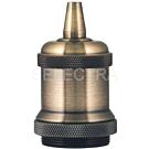 Industrie fitting brons aluminium E27 retro 139692 Bailey lamphouder Industrie fitting brons aluminium E27 retro 139692 Bailey lamphouder