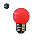 EDM kogel LED E27 rood 15W mat dimbaar EDM kogel LED E27 rood 15W mat dimbaar
