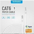 Technetix CAT6 UTP Patchkabel 15m Wit Technetix CAT6 UTP Patchkabel 15m Wit