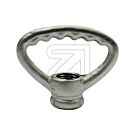 Draadstang ophangbeugel getand RVS-look binnendraad M10 2621.0042.0101.3118 Draadstang ophangbeugel getand RVS-look binnendraad M10 2621.0042.0101.3118