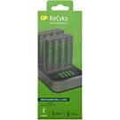GP Batterijlader USB 2H met 4x2600mA AA batterij + 2xDock GP Batterijlader USB 2H met 4x2600mA AA batterij + 2xDock
