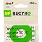 GP ReCyko AAA oplaadbare batterij, 4-pack GP ReCyko AAA oplaadbare batterij, 4-pack