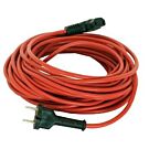 Stofzuigersnoer universeel 15 meter, 2x1mm rood compleet Stofzuigersnoer universeel 15 meter, 2x1mm rood compleet