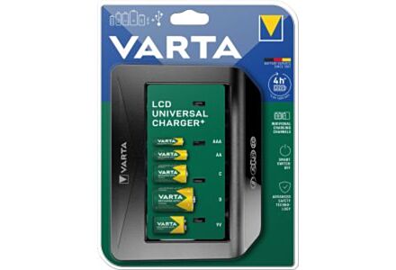Varta Batterijlader LCD universeel - zonder batterijen