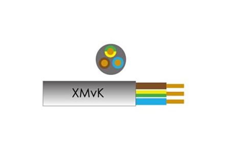 Waskonig XMVK Kabel 3x1,5qmm - 100m Rol