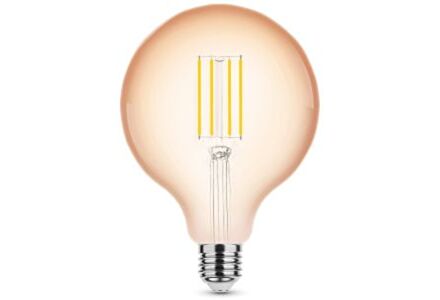 Modee LED Globe G125 E27 4-28W 1800K filament amber dimbaar