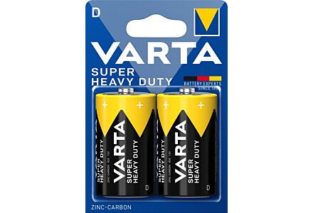 Varta Super Heavy Duty batterij D blister(2)