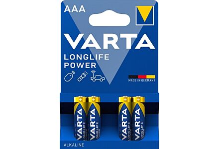 Varta Longlife Power batterij AAA blister(4)