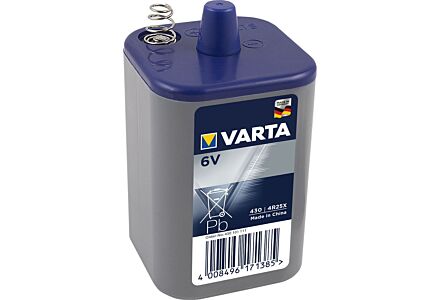 Varta blokbatterij 6V met veren 4R25X