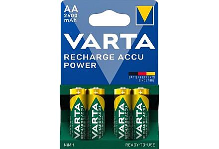 Varta NiMH oplaadbare batterij AA 2600mA blister(4)