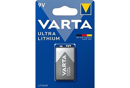 Varta Lithium Batterij E 9V - Lange Levensduur