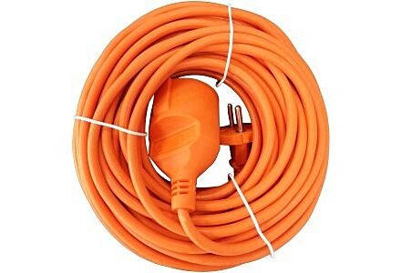 Verlengsnoer Buiten Oranje 20m