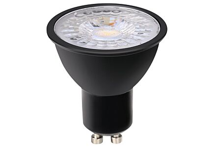 LED spot GU10 230V 3-35W 60gr zwart 4000K dimbaar