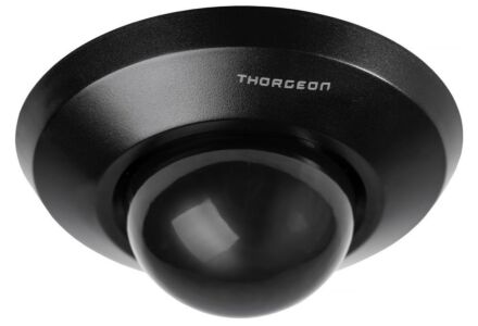 Aanwezigheidsmelder IR in/opbouw plafond 360 graden IP44 zwart