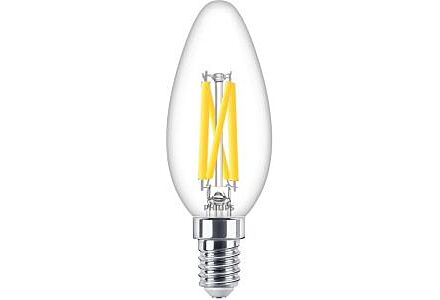 Philips LED kaars E14 5,9-60W filament helder dimtone