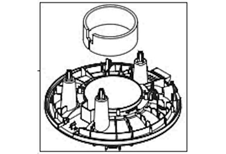 Nilfisk stofzuiger chassishouder motor saltix / VP300 107418808