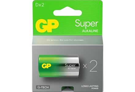 GP Super Alkaline D Batterijen – Langdurige Kracht