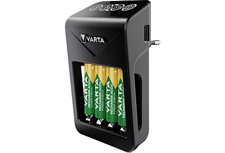Varta Batterijlader LCD met 4x2100mA AA batterij