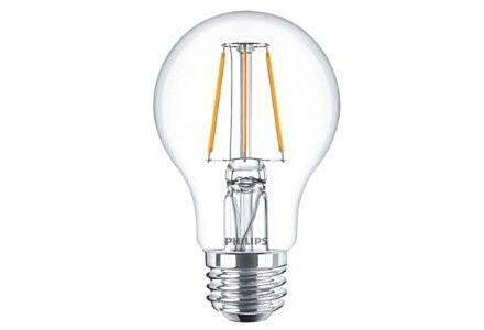Philips LED GLS E27 Filament 3,4W Dimbaar