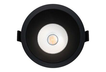 LED downlighter zwart reflector 6W 4000K dimbaar