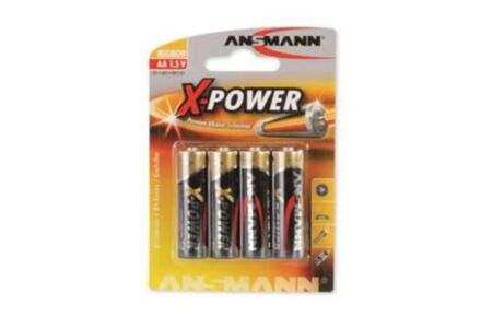 x-power aa alkaline batterij 5015663 ansmann mignon 4 stuks