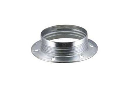 fittingring e14 chroomkleurig metaal 46x12mm 604400 lamphouder