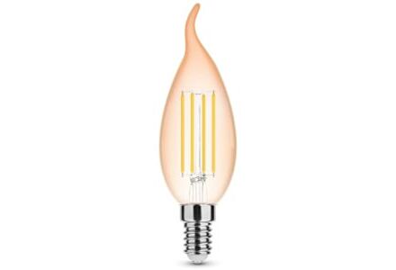 Modee LED Tipkaars E14 4-28W Amber Dimbaar