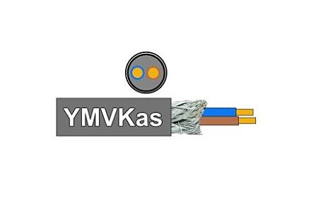 Kabel YMVKas 2x2,5qmm grondkabel Dca rol 25m