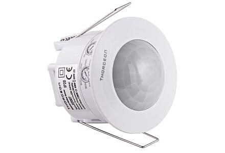 Bewegingsmelder IR inbouw plafond 360 graden plat wit