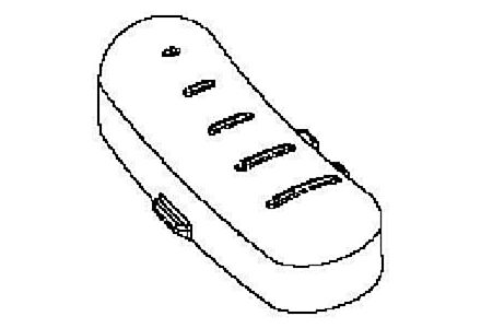 Nilfisk Knop Zuigkrachtregelaar Action Blauw A200