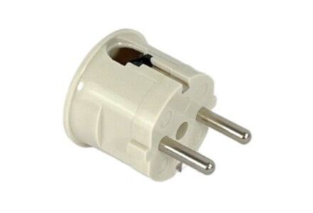 Witte Bakeliet Randaarde Stekker - Martin Kaiser