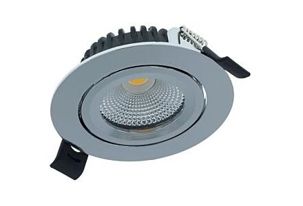 Profolux LED Inbouwspot 2700K, Chroom, Dimbaar