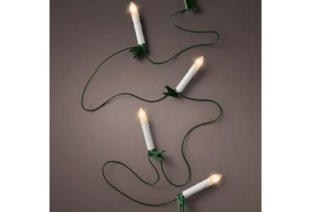 Kaarsverlichting 30 lamps warm wit 900cm voor binnen