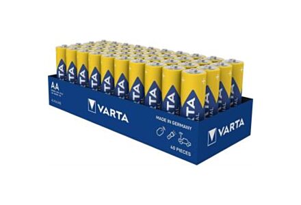 Varta Industrial PRO AA Batterijen - Tray 40 stuks