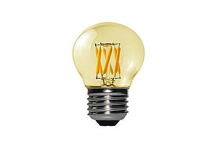 Hope LED Kogel 3-25W E27 2200K Goud Dimbaar