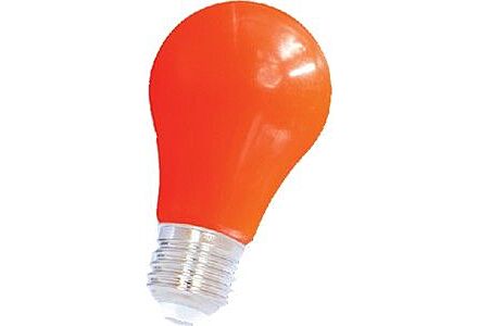 LED normaallamp GLS E27 rood 2W