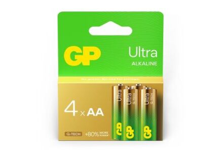 GP Ultra Alkaline AA Batterijen - 10 Jaar Houdbaar