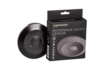 Thorgeon Radar Bewegingssensor 360° Plafond Zwart
