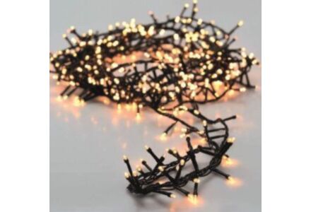 Koppelbare clusterverlichting 200 LEDS 6m extra warm wit