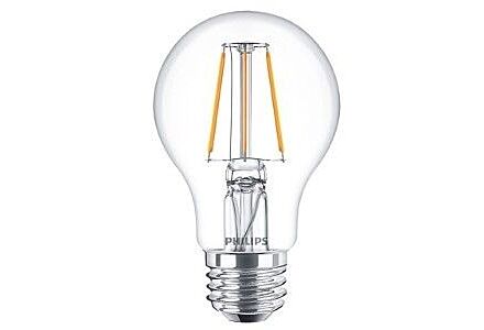 Philips LED Filament Lamp E27 4,3-40W 2700K Helder