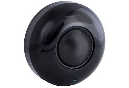 Bewegingsmelder IR opbouw plafond 360 graden zwart