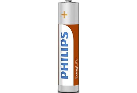 Philips AAA Longlife Batterijen - 4 Stuks