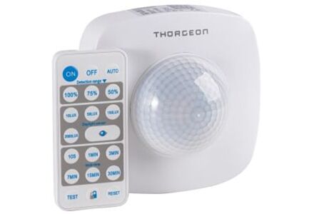 Aanwezigheidsmelder IR opbouw plafond 360 graden IP65 wit +AB