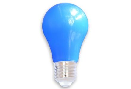 LED normaallamp GLS E27 blauw 2W